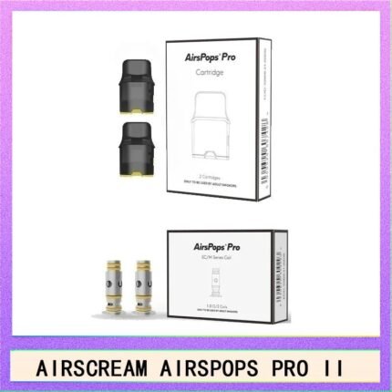 AIRSCREAM AIRSPOPS PRO II氣泡2代煙彈空倉霧化芯成品芯 - 空倉2入
